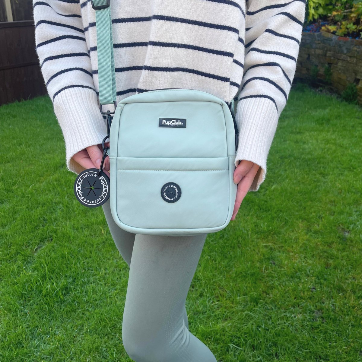Mini Dog Walking Bag - Sage Green - Hobbster