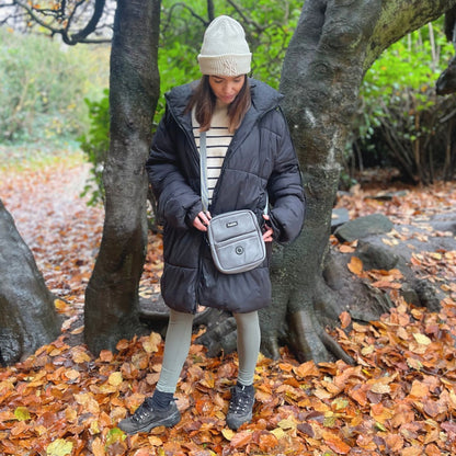 Mini Dog Walking Bag - Grey - Hobbster