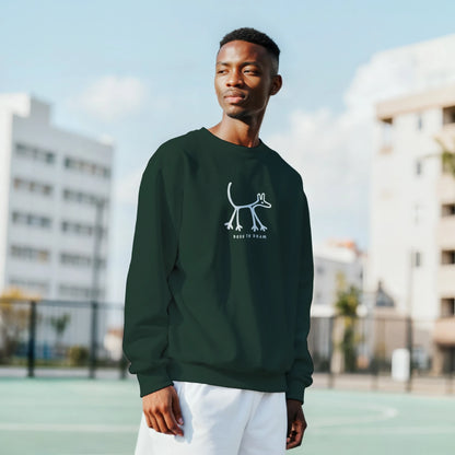 Born To Roam Men's Crewneck Sweatshirt - Hobbster