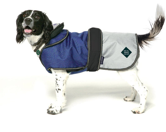 Battersea 2 - in - 1 Not All Heroes Wear Capes Dog Coat Blue [75cm] XLarge - Hobbster