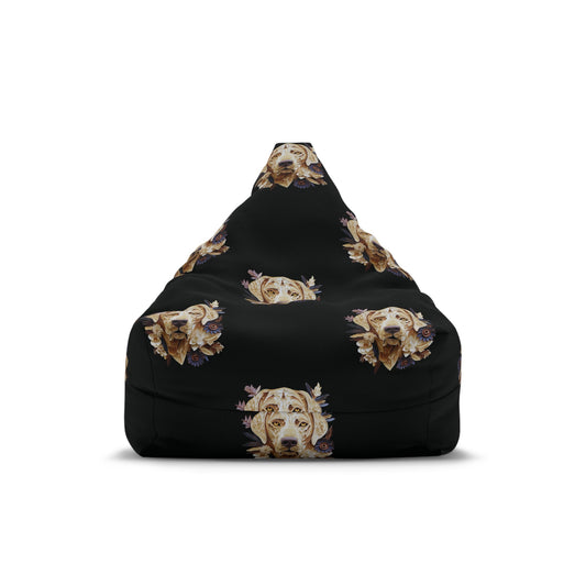 Bean Bag Chair Cover with Quilled Labrador Design - Hobbster