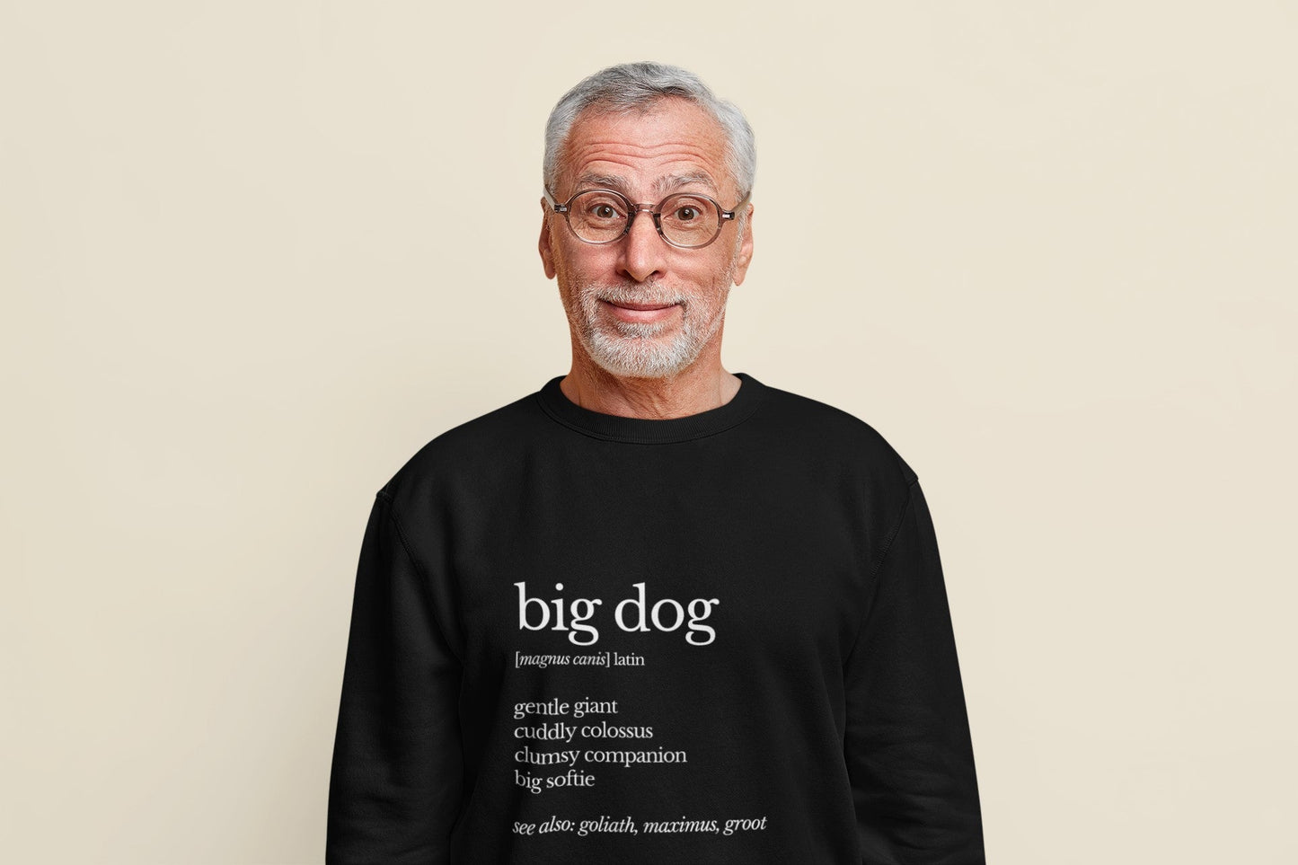Big Dog Men's Classic Crewneck Sweatshirt - Hobbster
