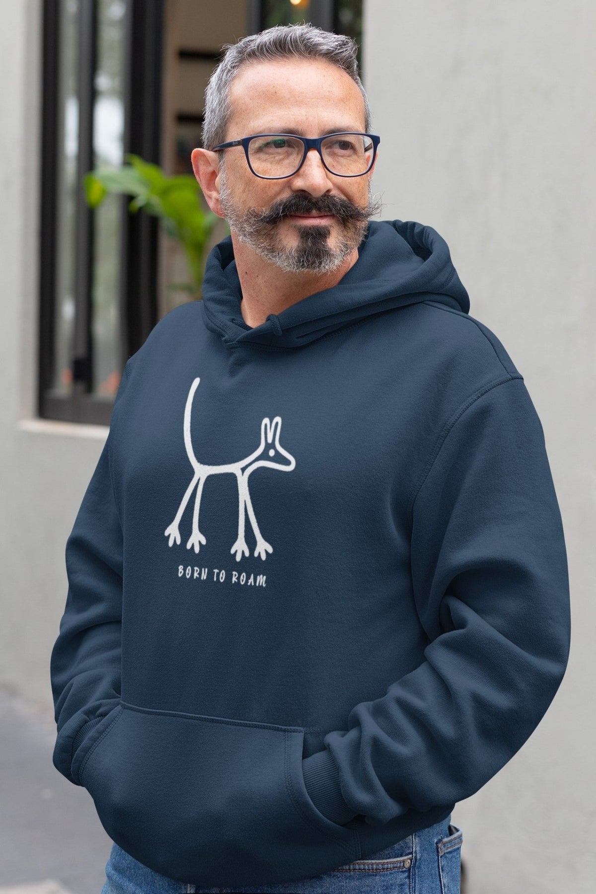 Born To Roam Classic Men's Hoodie - Hobbster