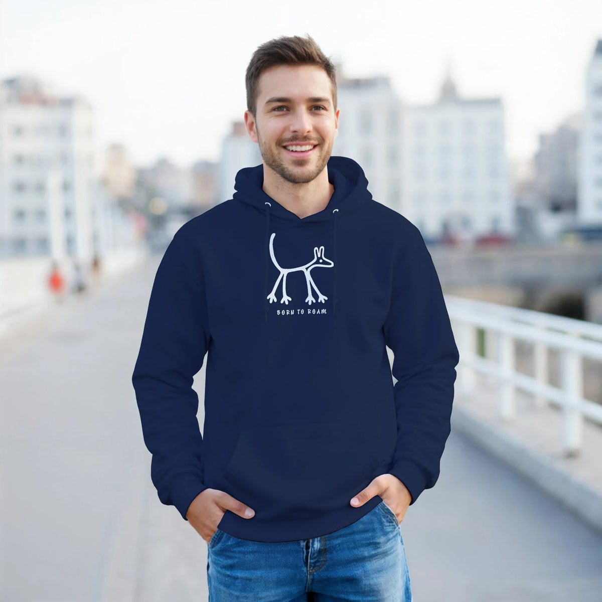 Born To Roam Classic Men's Hoodie - Hobbster