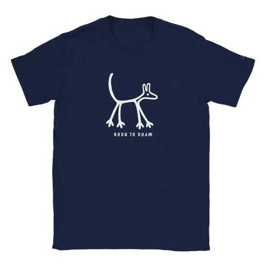 Born To Roam Men's Cotton T-shirt - Hobbster