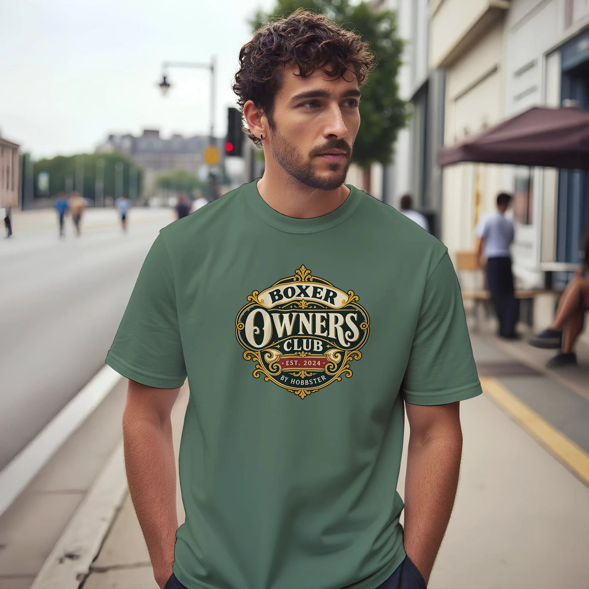 Boxer Owners Club Men's T-shirt - Hobbster