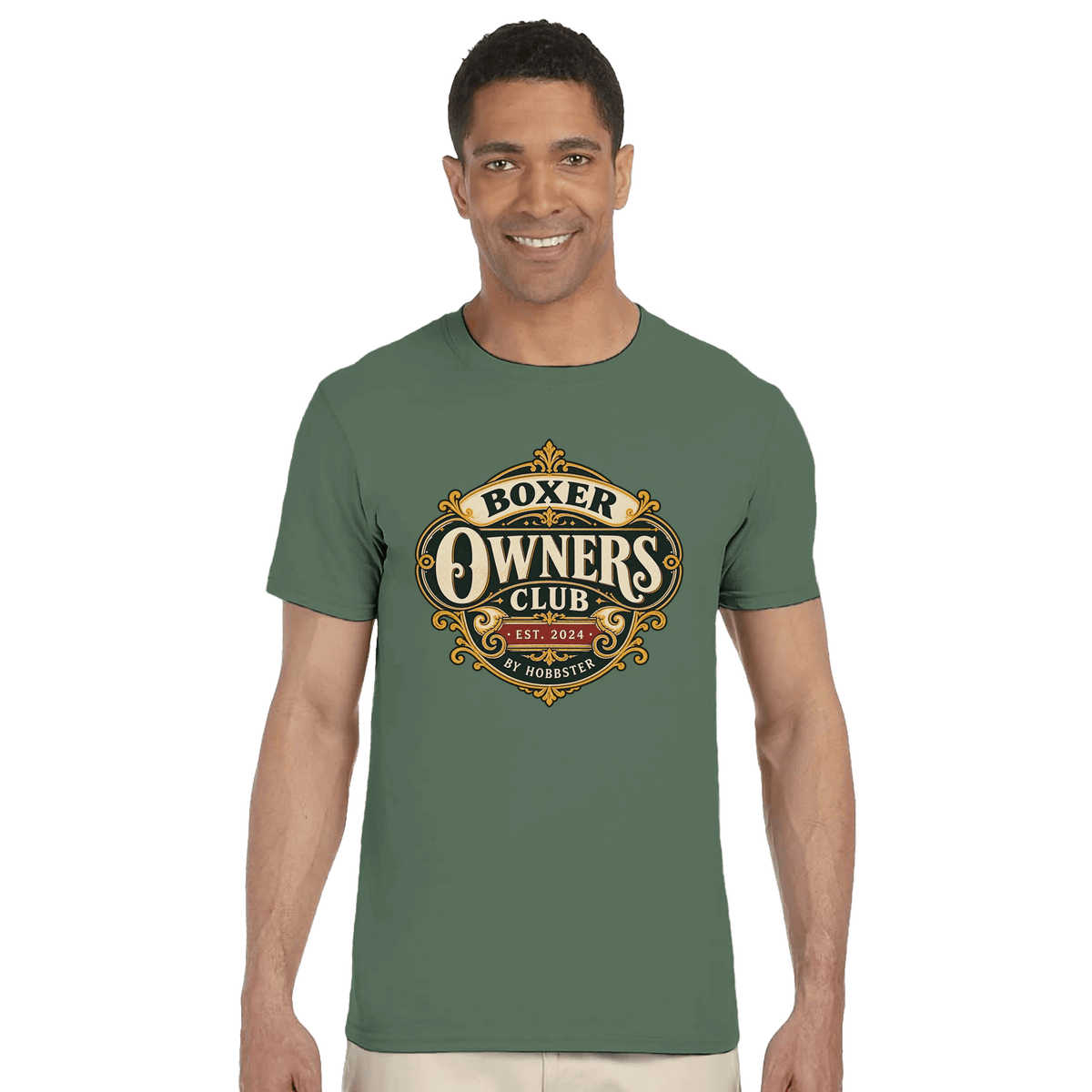 Boxer Owners Club Men's T-shirt - Hobbster