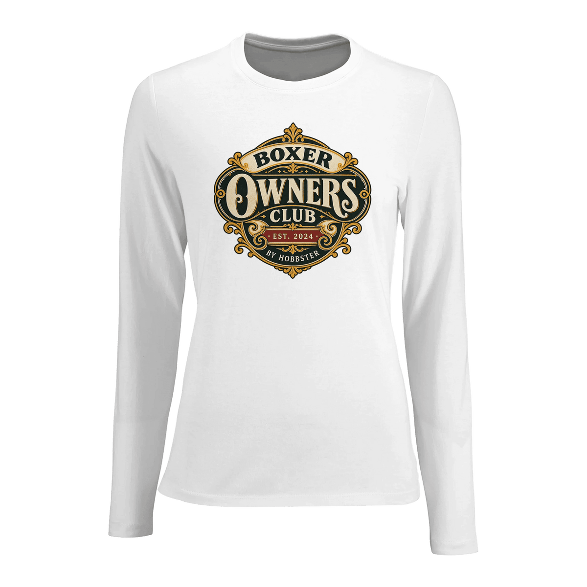 Boxer Owners Club Women's Long-Sleeve T-shirt - Hobbster