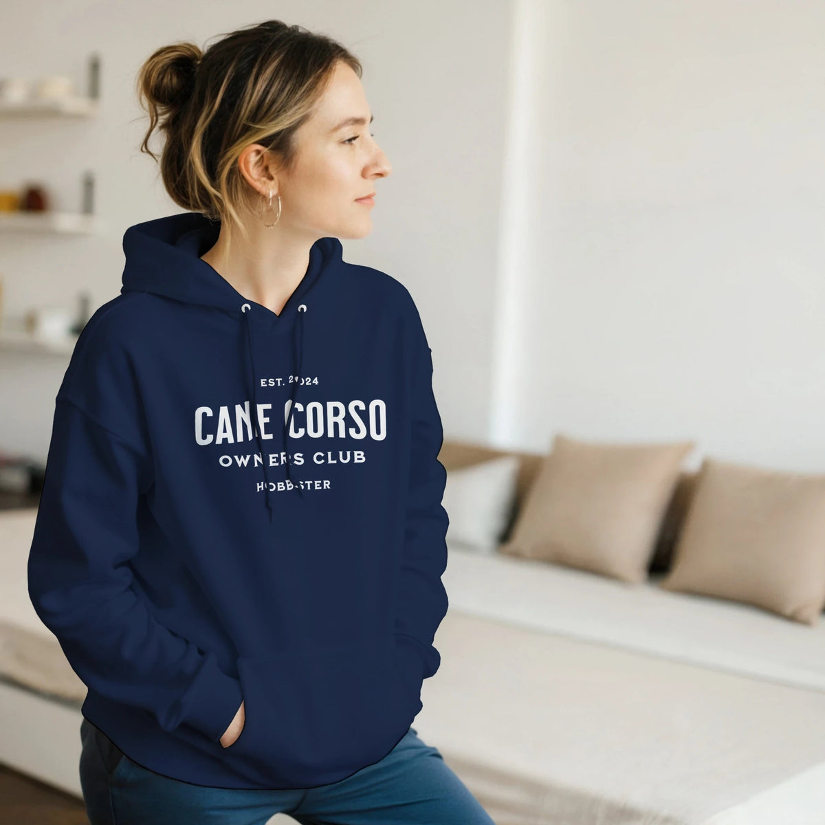Cane Corso Owners Club Pullover Hoodie - Hobbster