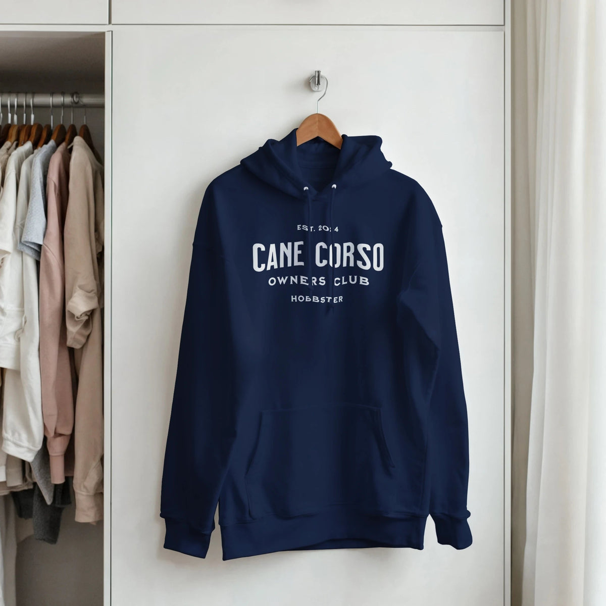 Cane Corso Owners Club Pullover Hoodie - Hobbster