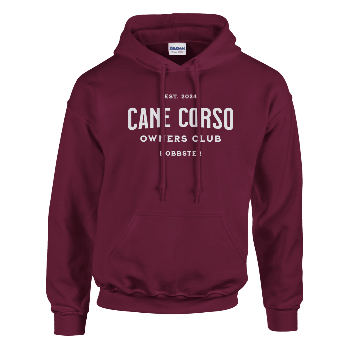 Cane Corso Owners Club Pullover Hoodie - Hobbster