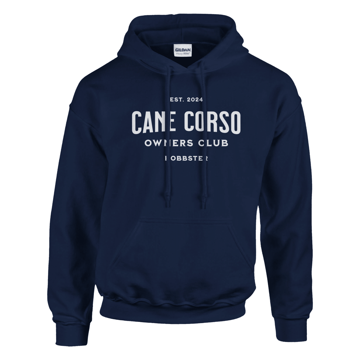 Cane Corso Owners Club Pullover Hoodie - Hobbster