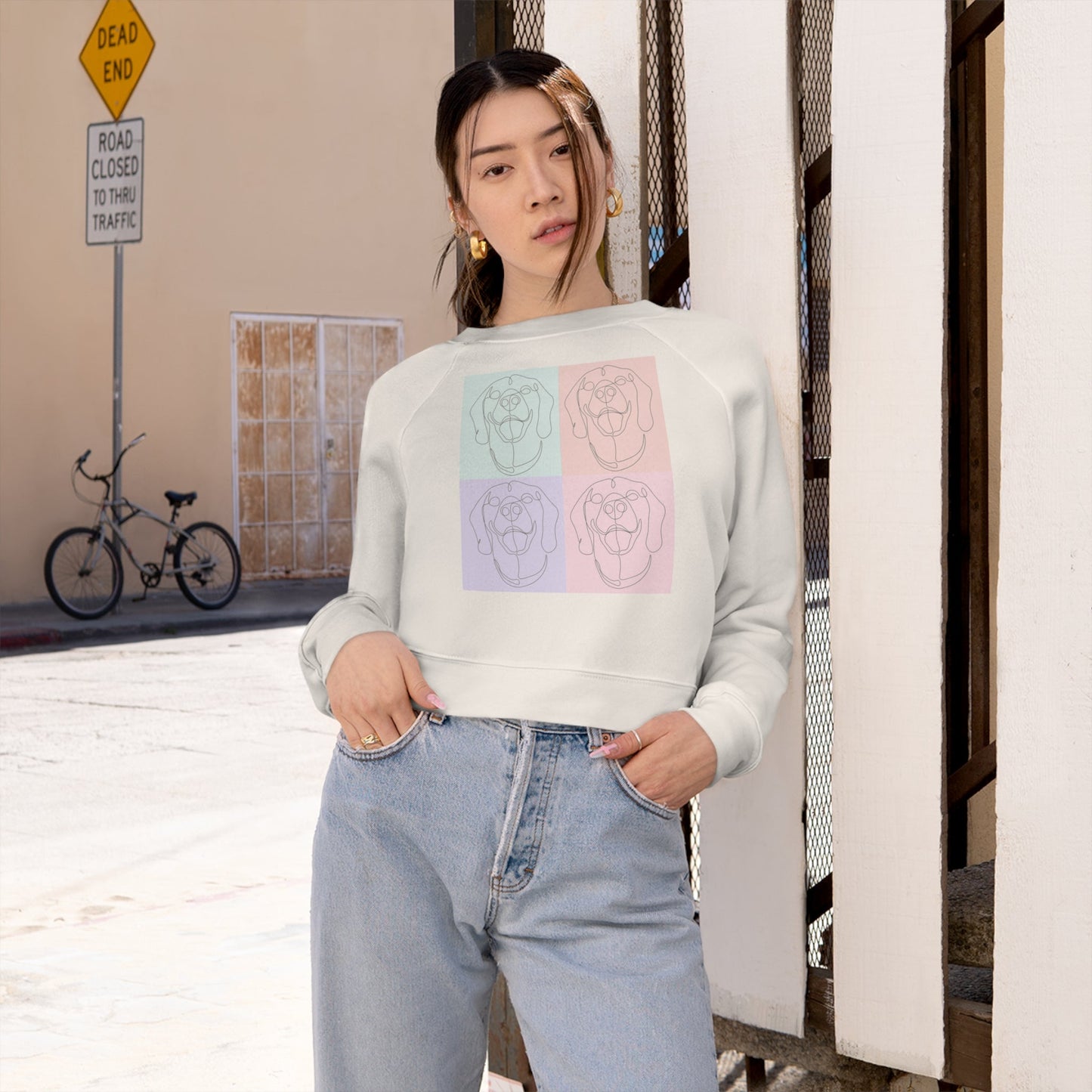 Cropped Fleece Pullover - Hobbster