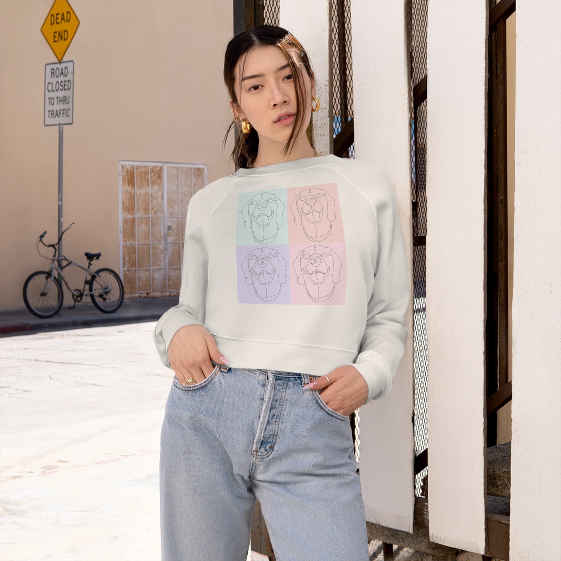 Cropped Fleece Pullover - Hobbster