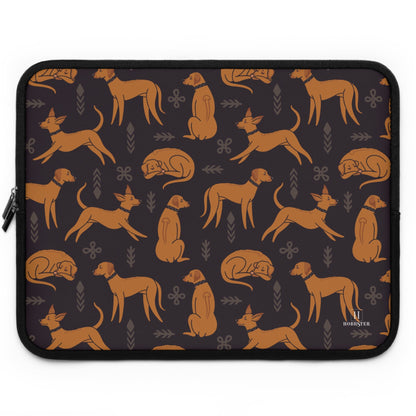 Custom design Laptop Sleeve with Rhodesian Ridgeback design - Hobbster