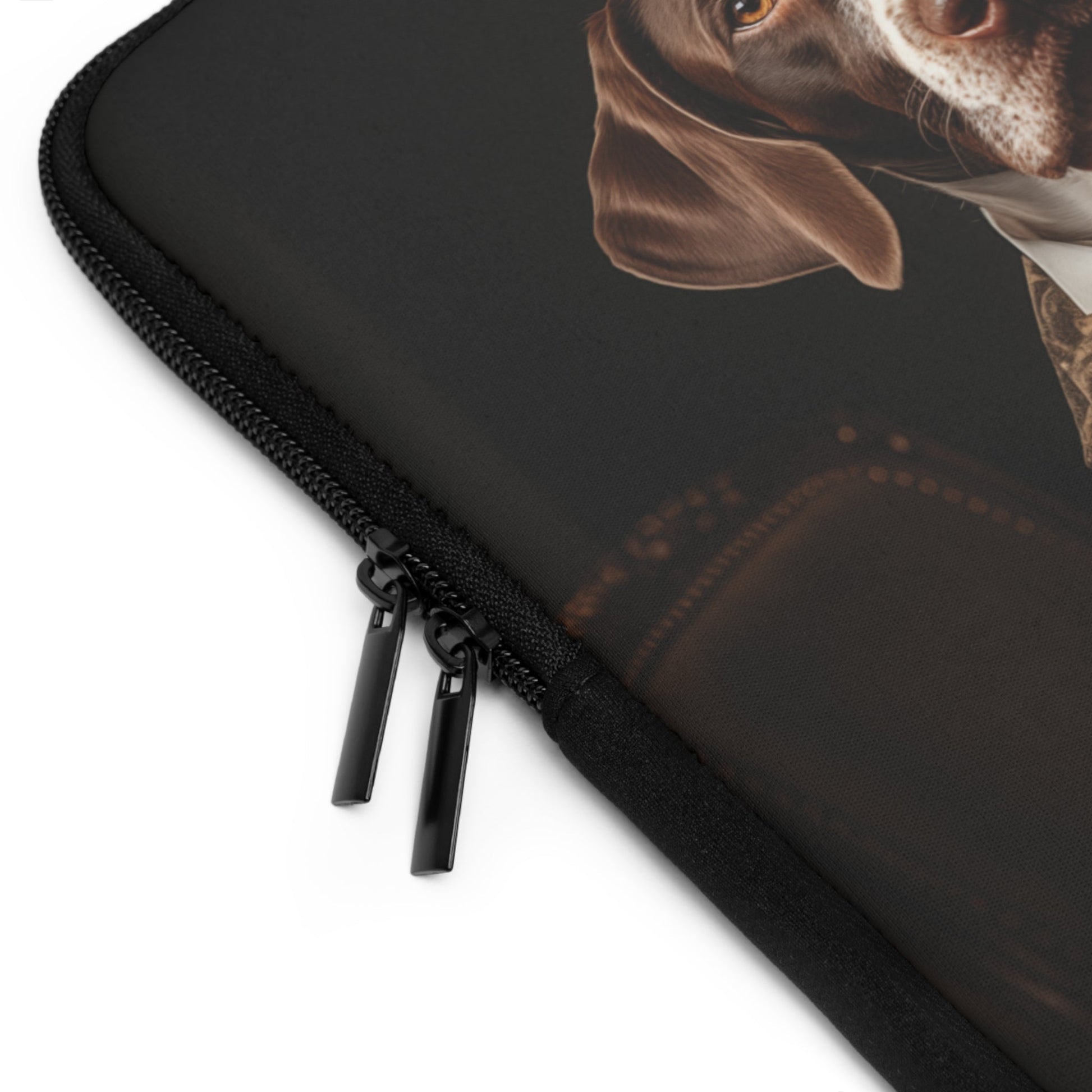 Custom designed Laptop Sleeve featuring German Short Haired Pointers - Hobbster