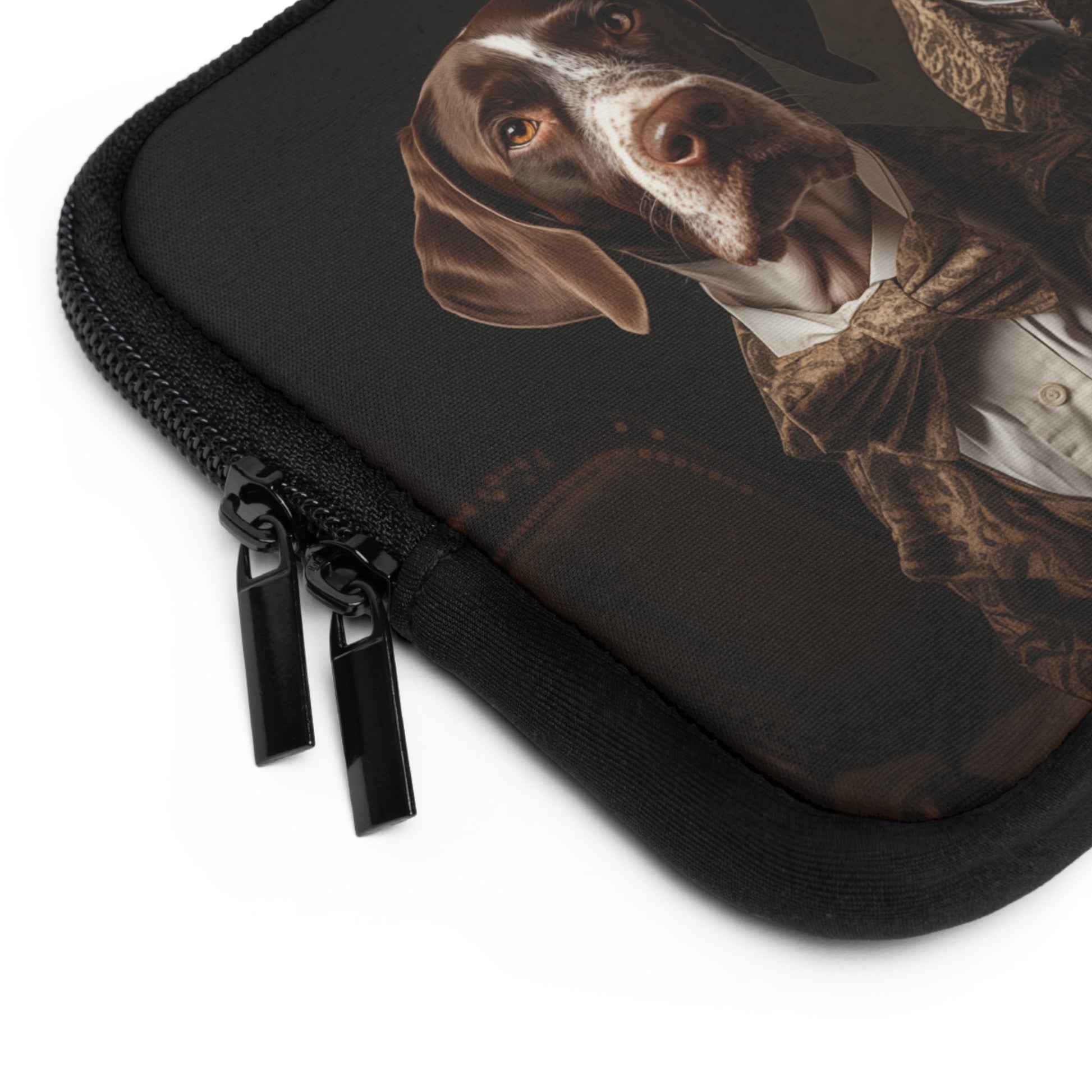 Custom designed Laptop Sleeve featuring German Short Haired Pointers - Hobbster