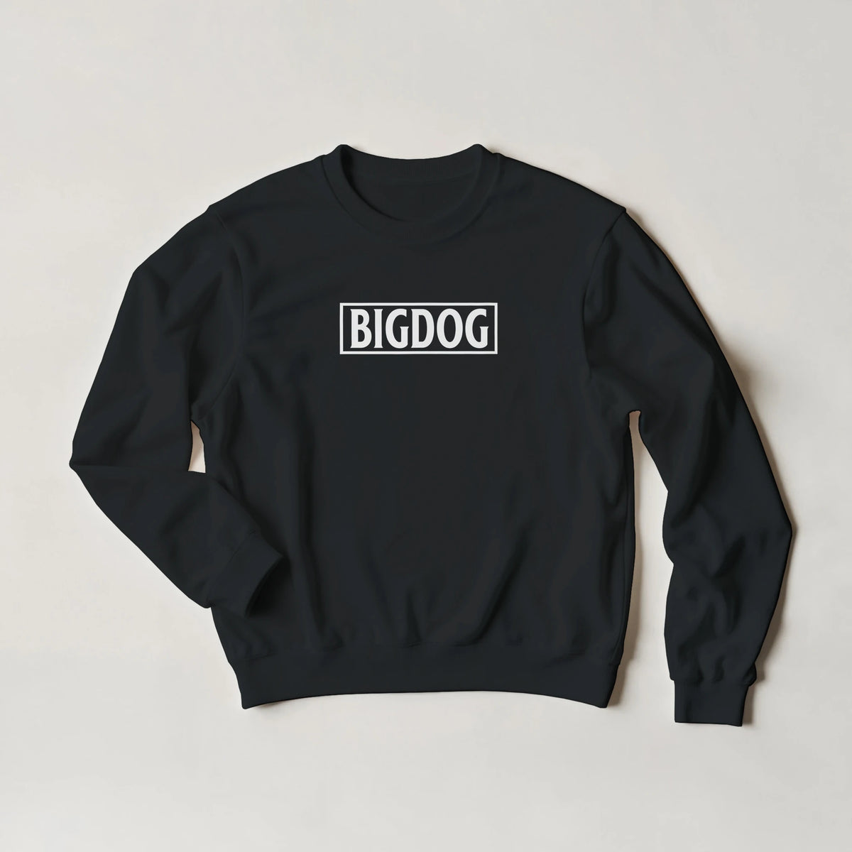 Big Dog Logo Men's Crewneck Sweatshirt - Hobbster
