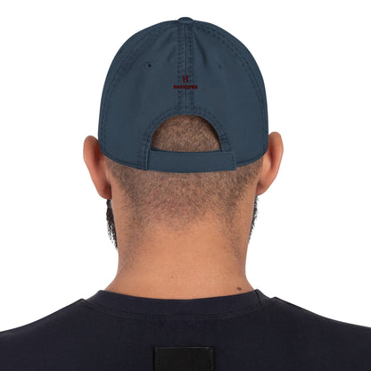 Distressed baseball Cap featuring Embroidered Boxer Logo - Hobbster