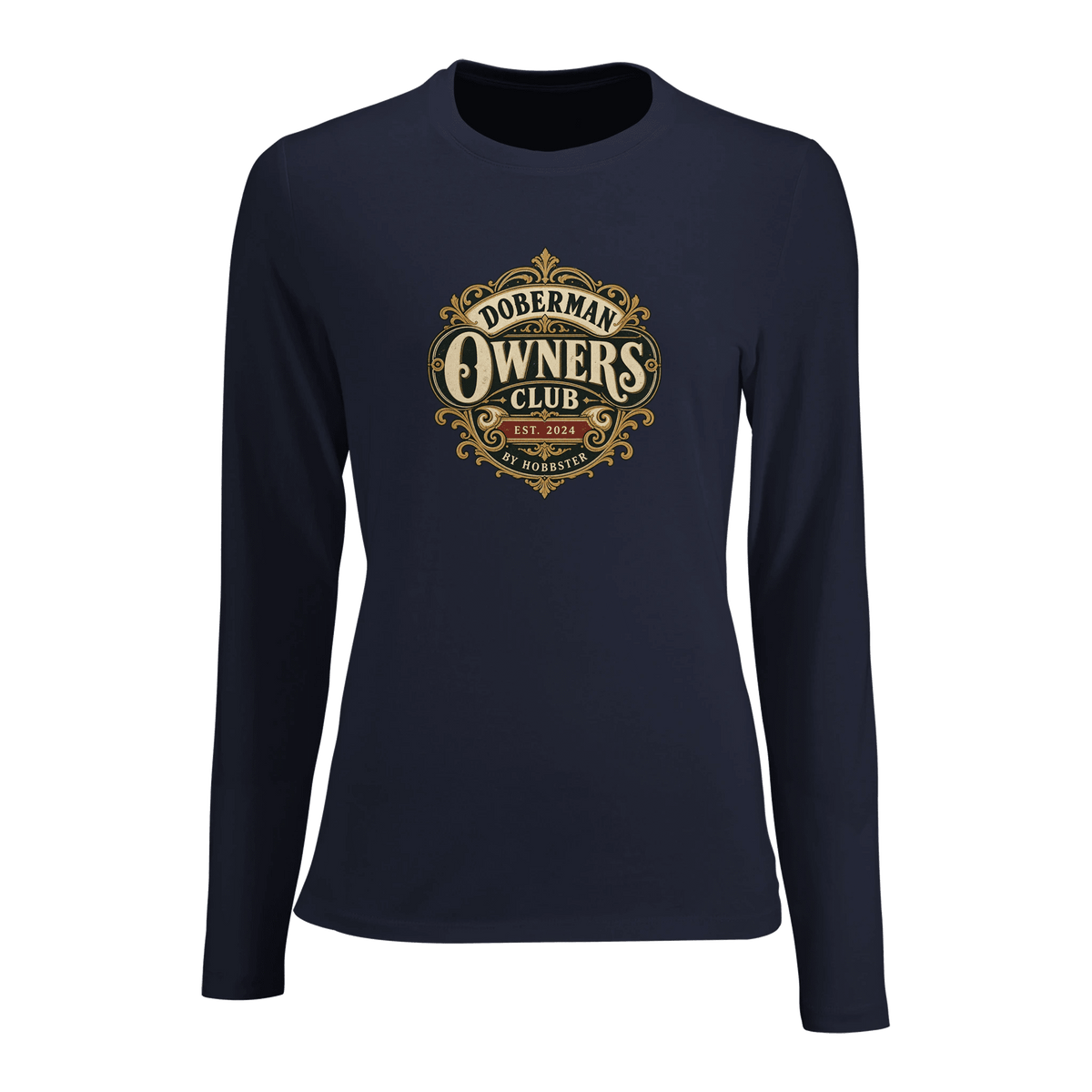 Doberman Owners Club Women's Long-Sleeve T-shirt - Hobbster