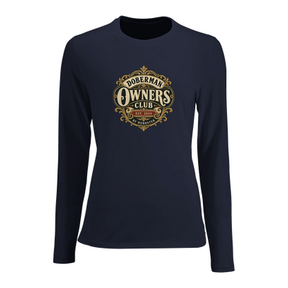 Doberman Owners Club Women's Long-Sleeve T-shirt - Hobbster