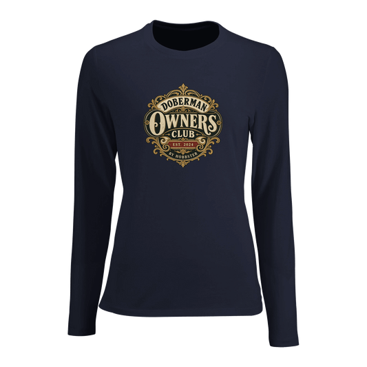 Doberman Owners Club Women's Long-Sleeve T-shirt - Hobbster