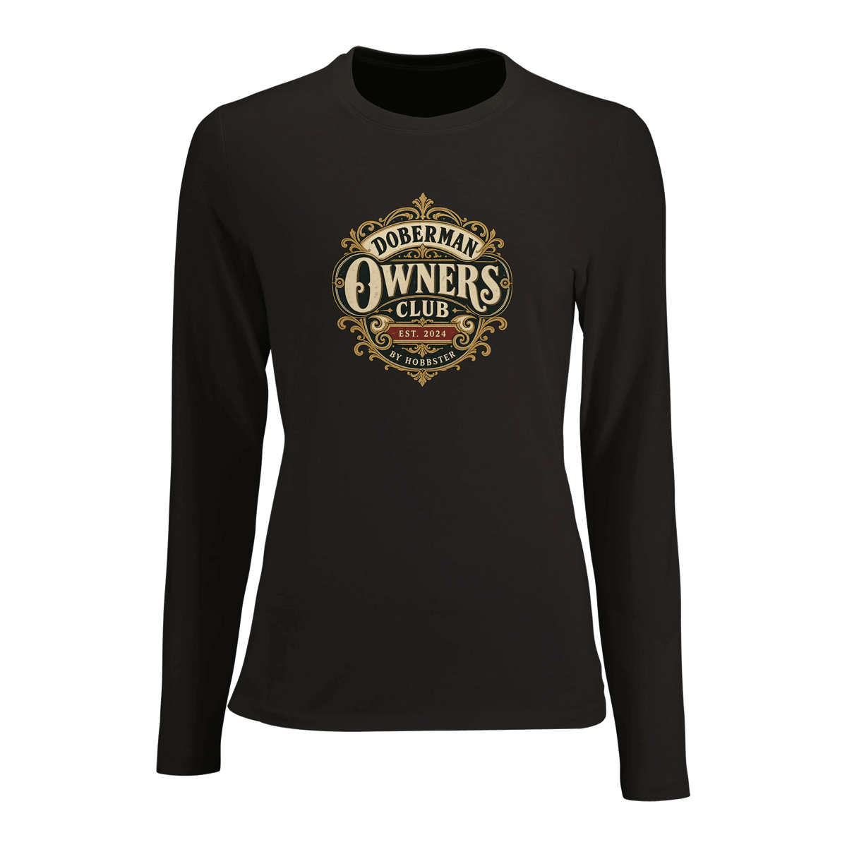 Doberman Owners Club Women's Long-Sleeve T-shirt - Hobbster