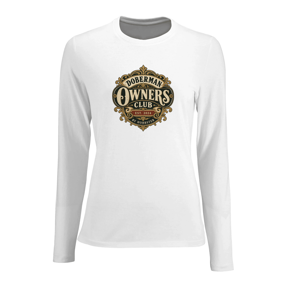 Doberman Owners Club Women's Long-Sleeve T-shirt - Hobbster