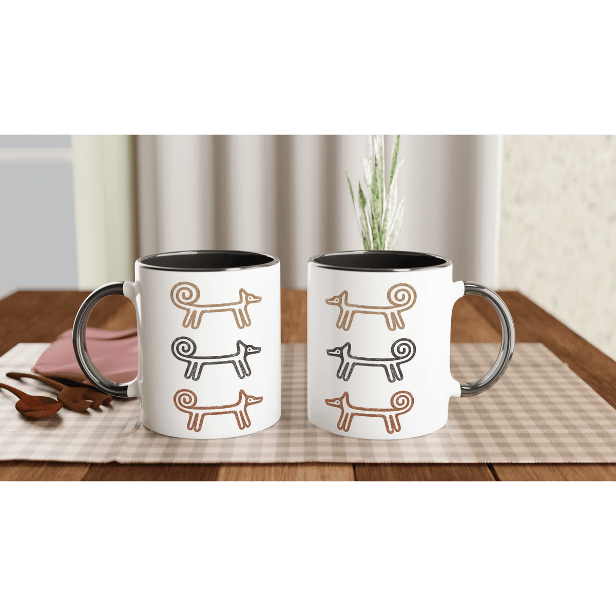 Dog Totem Ceramic Mug, 11oz - Hobbster