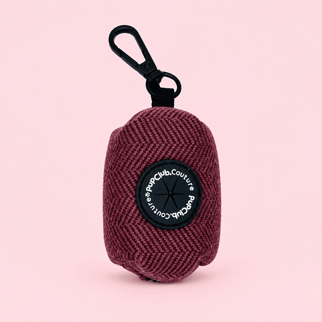 Poo Bag Holder - Berry Tweed - Hobbster