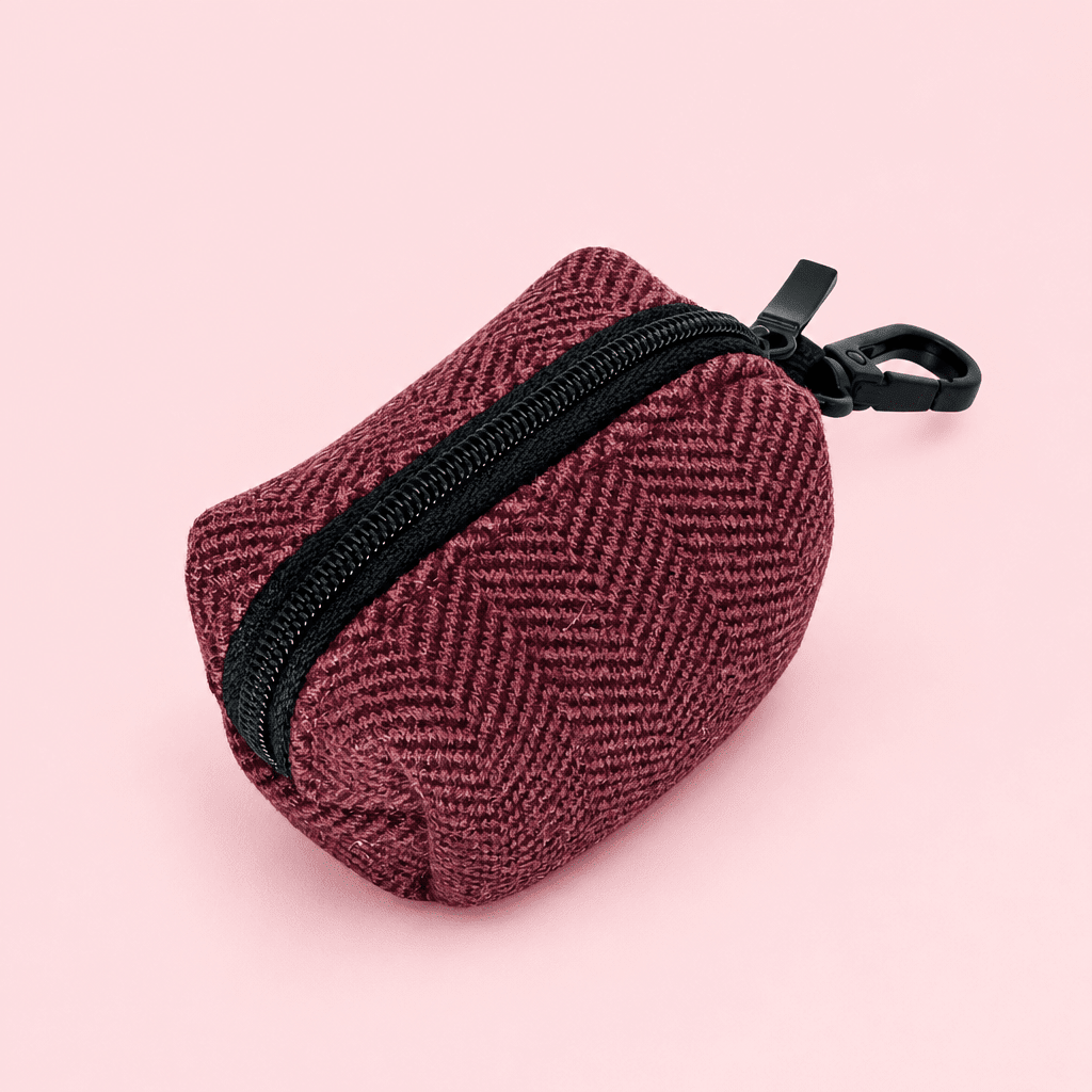 Poo Bag Holder - Berry Tweed - Hobbster