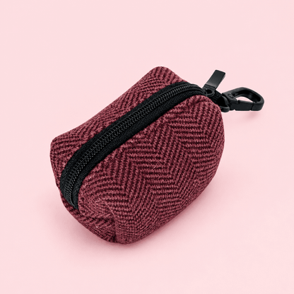Poo Bag Holder - Berry Tweed - Hobbster
