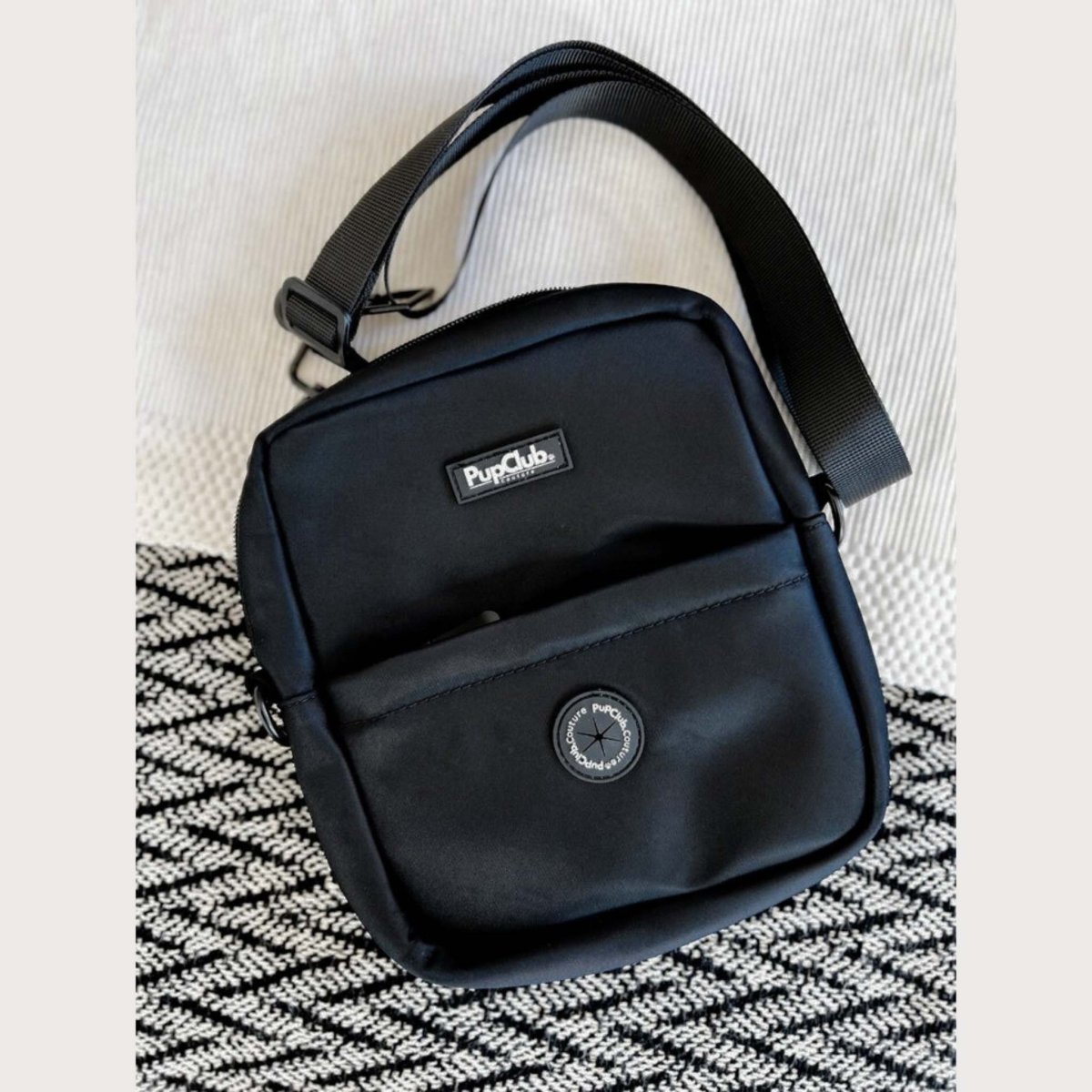 Mini Dog Walking Bag - Black - Hobbster