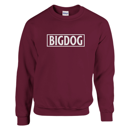 Big Dog Logo Men's Crewneck Sweatshirt - Hobbster