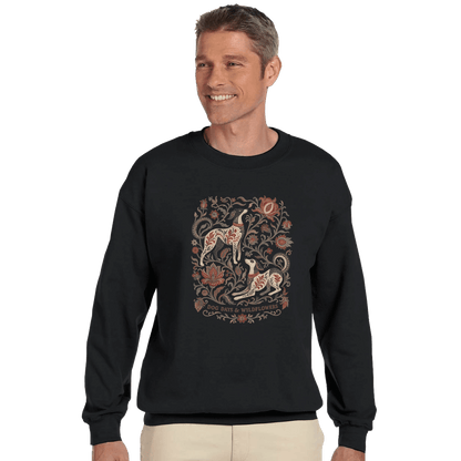 Men's Classic Unisex Crewneck Sweatshirt |Digs & Botanicals - Hobbster