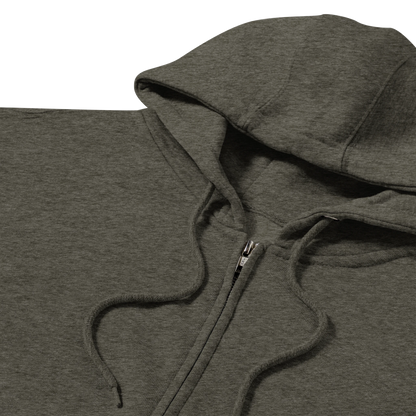 Golden Retriever Owners Club men's zip hoodie in Charcoal Heather