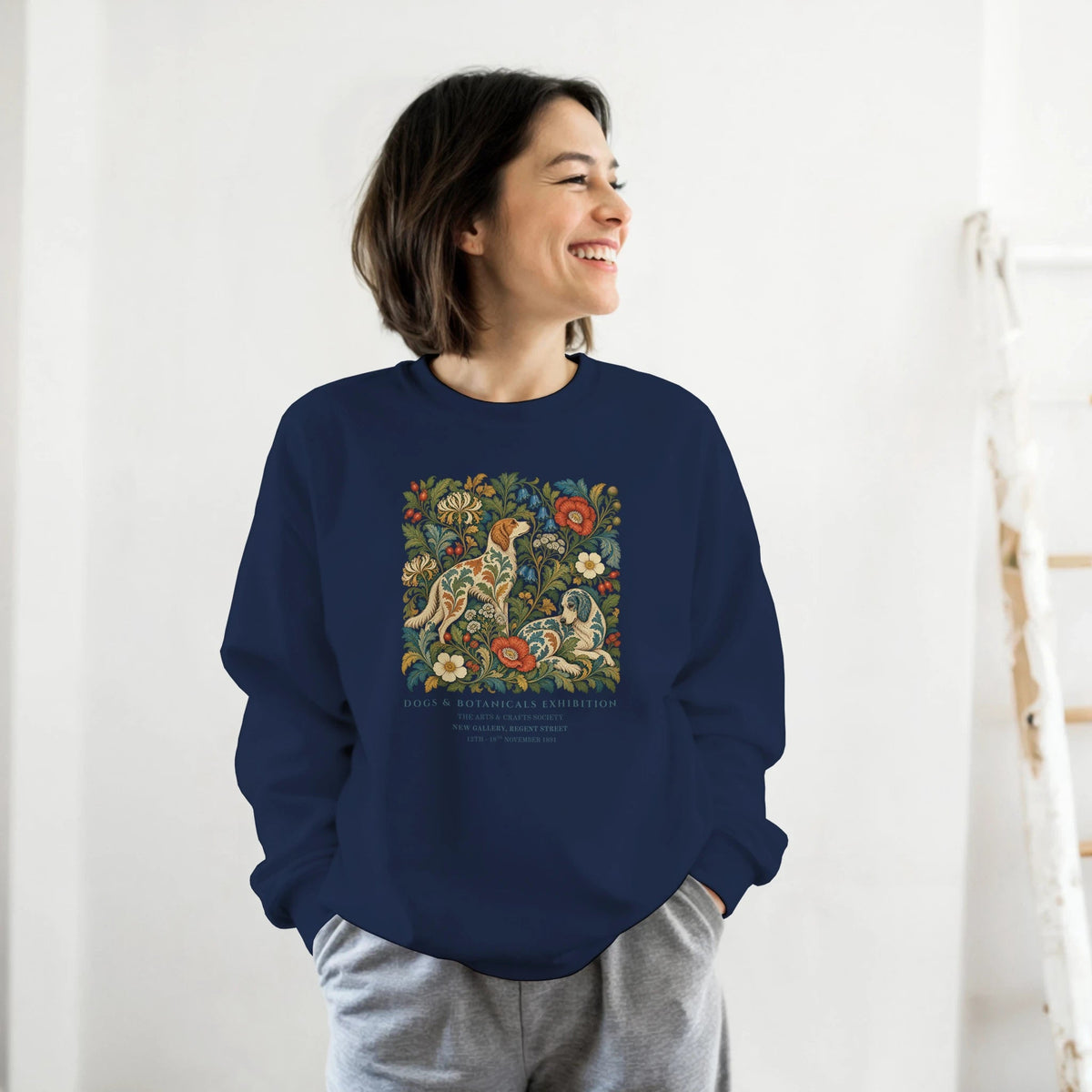 Garden Spaniels Women's Crewneck Sweatshirt - Hobbster