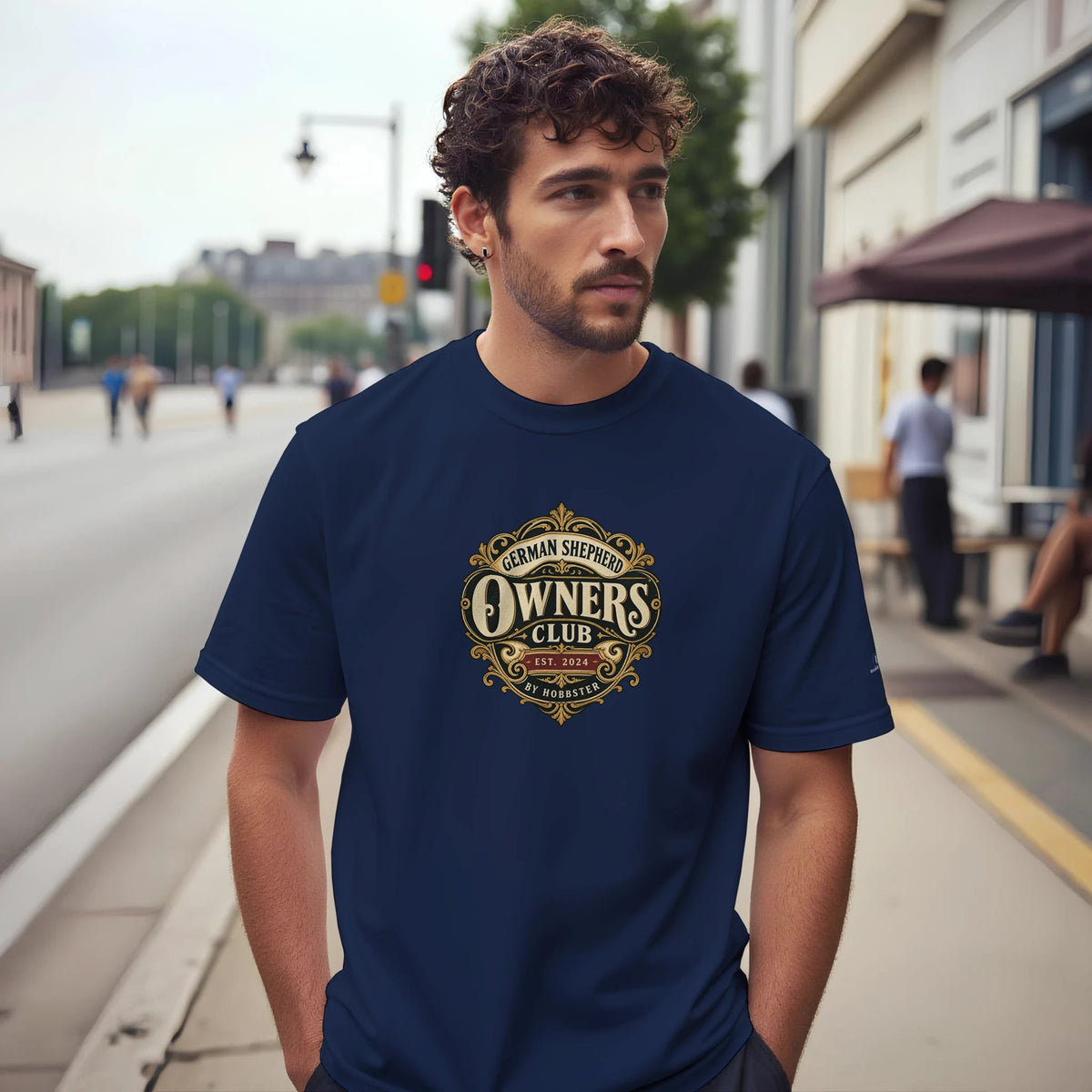 German Shepherd Owners Club Men's T-shirt - Hobbster