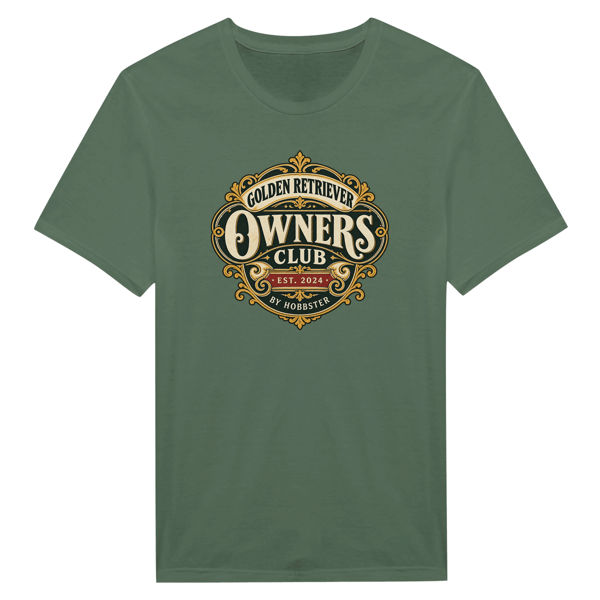 Golden Retriever Owners Club Men's T-shirt - Hobbster