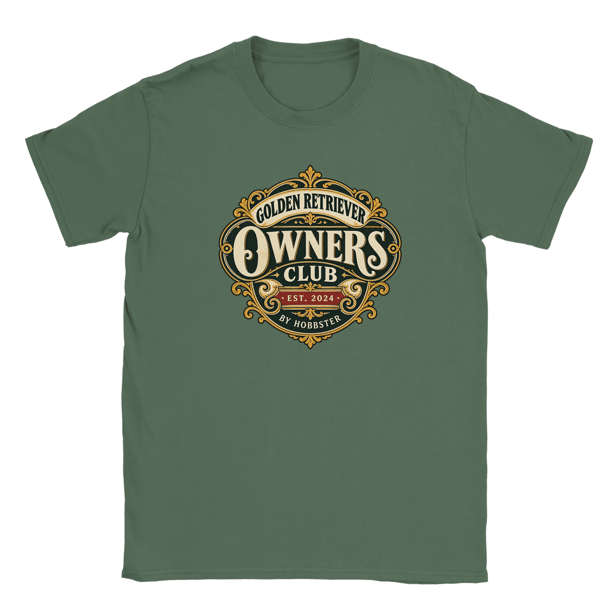 Golden Retriever Owners Club Men's T-shirt - Hobbster