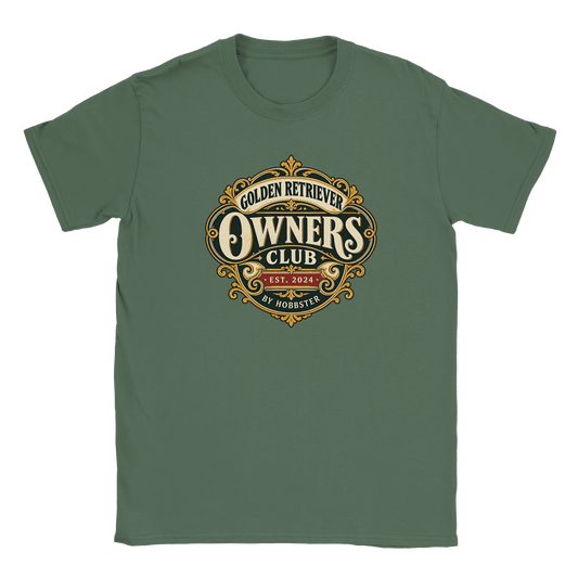 Golden Retriever Owners Club Men's T-shirt - Hobbster