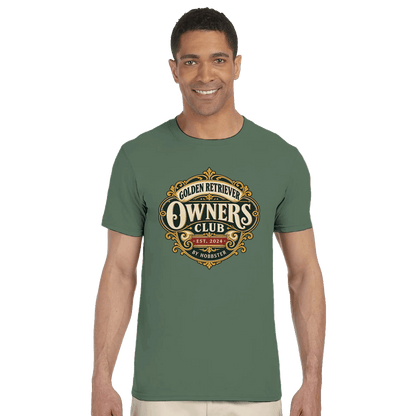Golden Retriever Owners Club Men's T-shirt - Hobbster