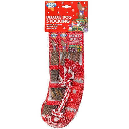 Good Boy Xmas Deluxe Dog Stocking Brown 150g - Hobbster