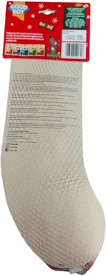 Good Boy Xmas Deluxe Dog Stocking Brown 150g - Hobbster