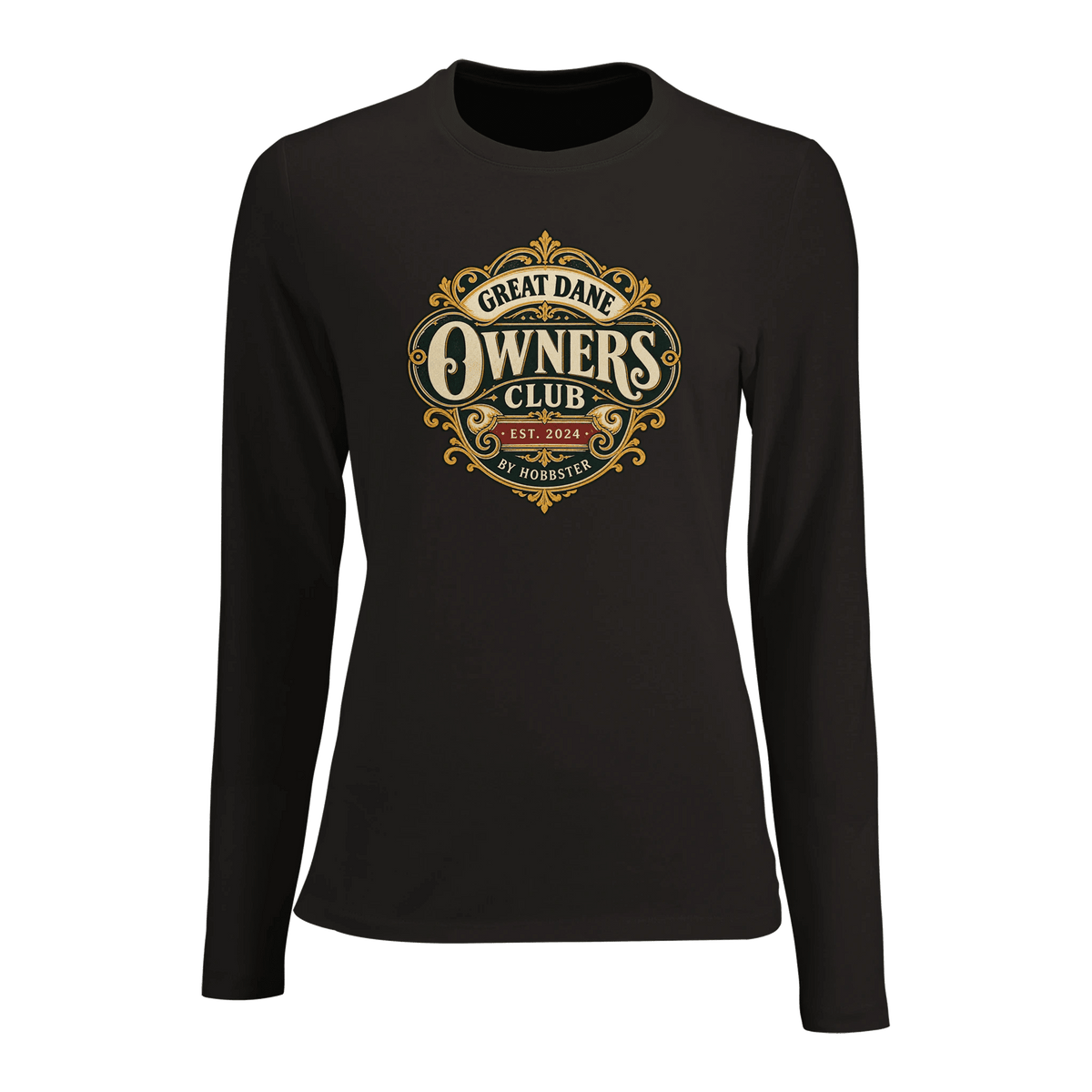 Great Dane Owners Club Women's Long-Sleeve T-shirt - Hobbster