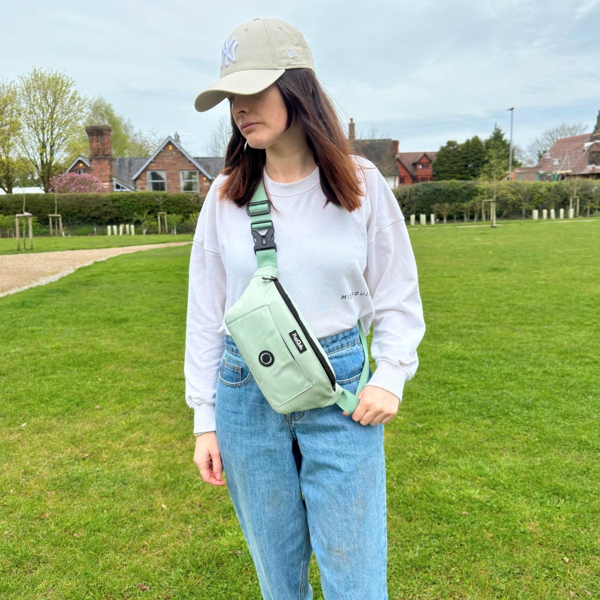 Dog Walking Bum Bag - Sage Green - Hobbster