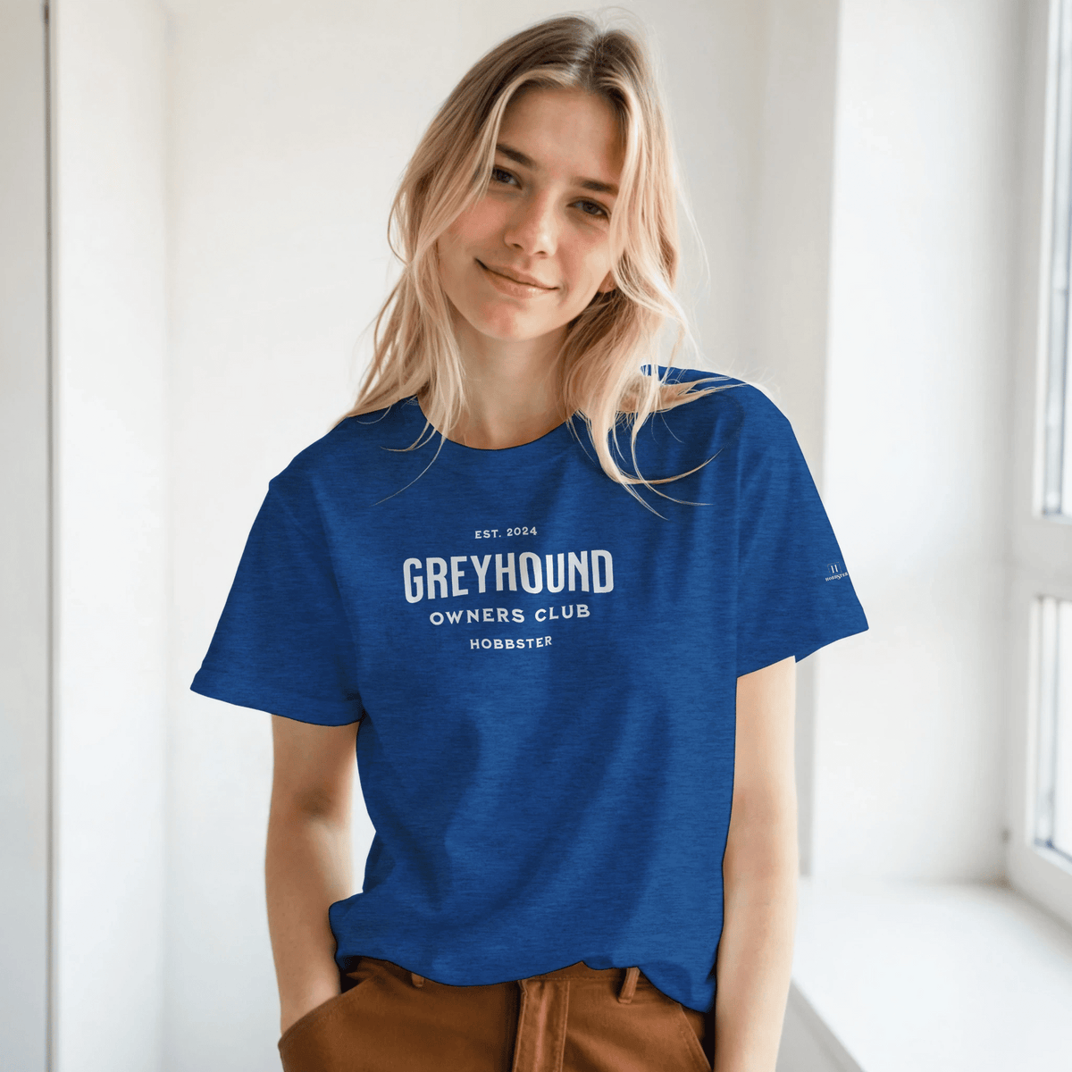 Greyhound Owners Club Crewneck Women's T-shirt - Hobbster