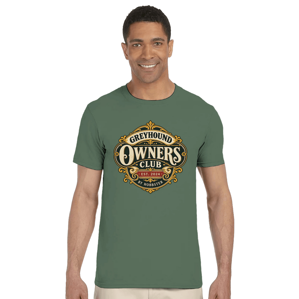 Greyhound Owners Club Men's T-shirt - Hobbster
