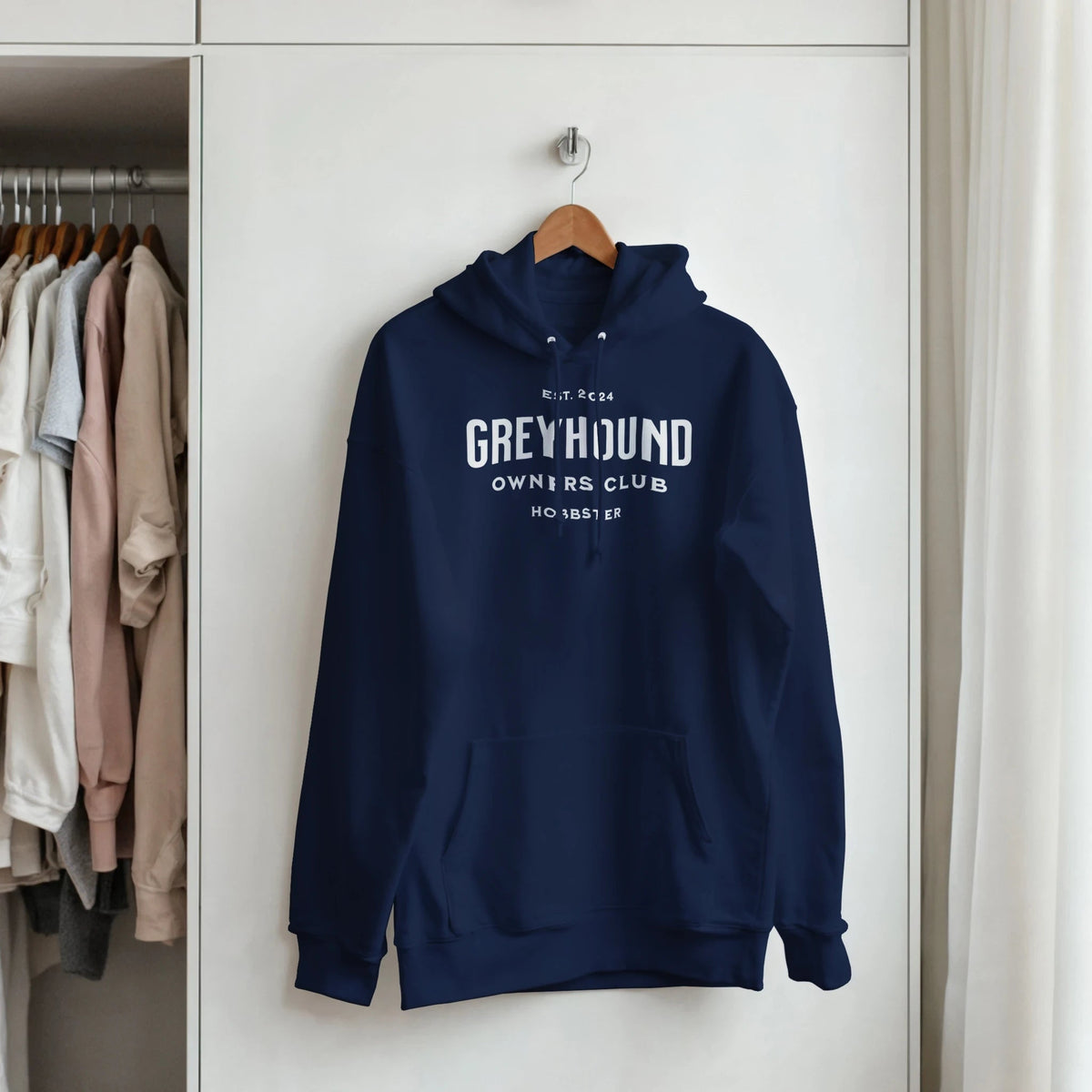 Greyhound Owners Club Pullover Hoodie - Hobbster