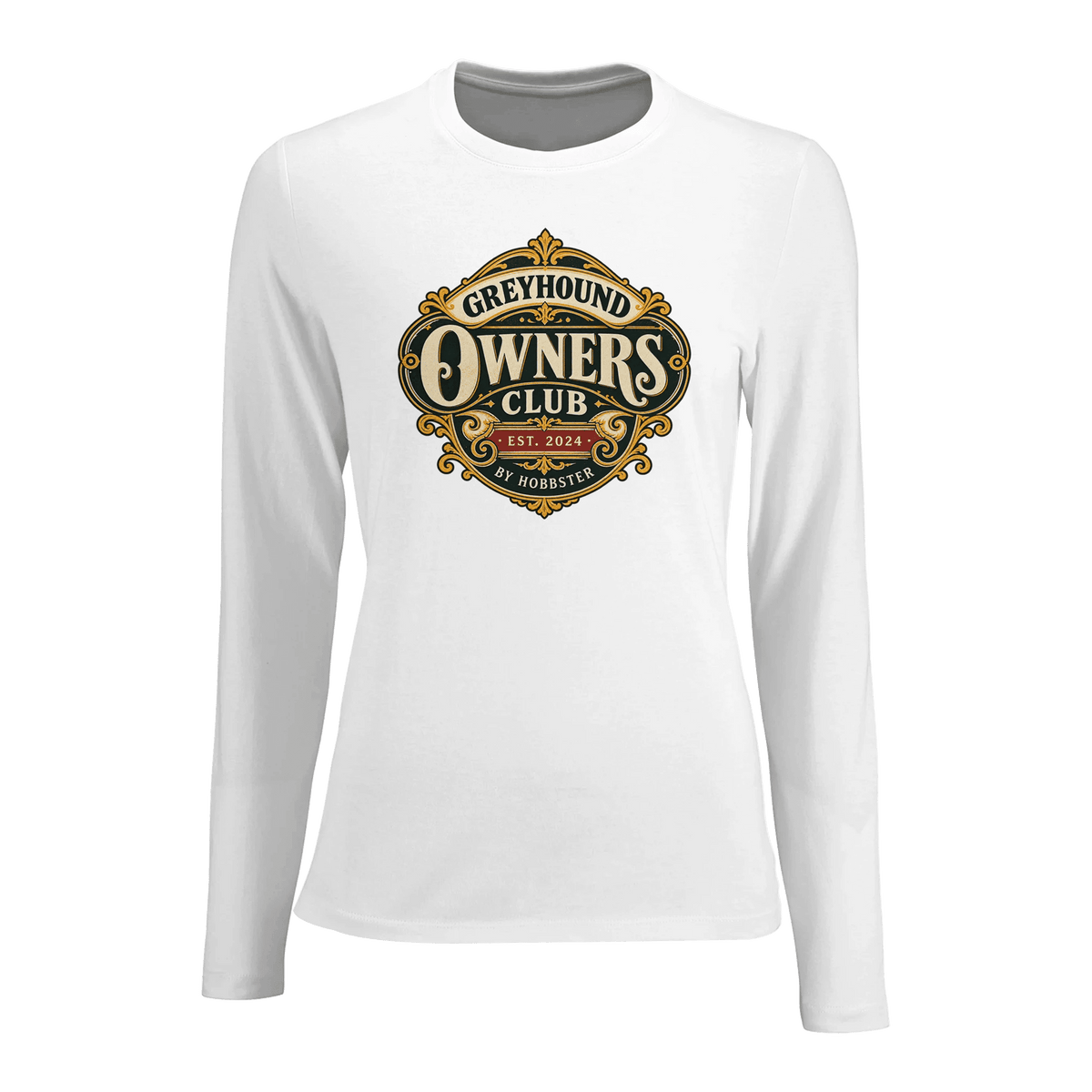 Greyhound Owners Club Women's Long-Sleeve T-shirt - Hobbster